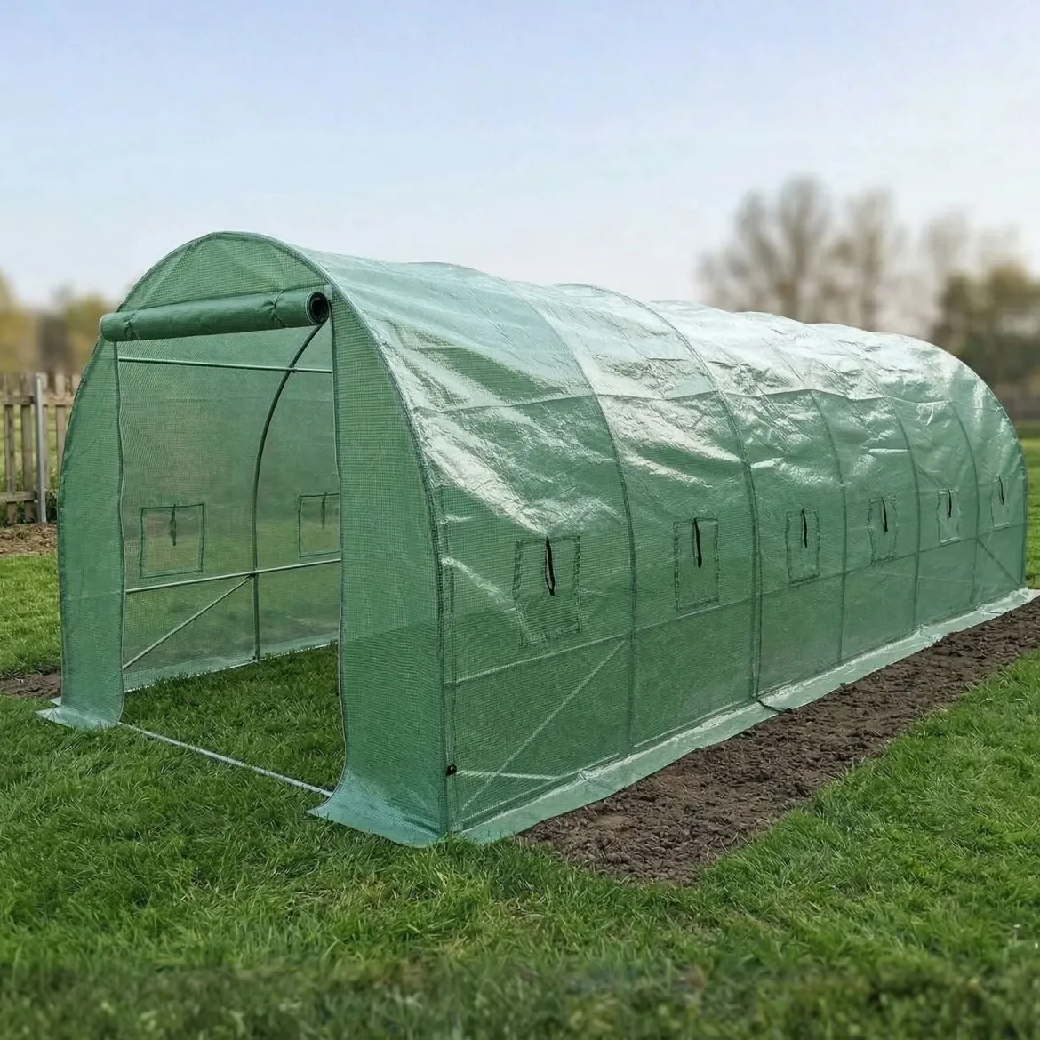 Folia na tunel ogrodowy do upraw, bez stelaża VANA, 6 x 3 m