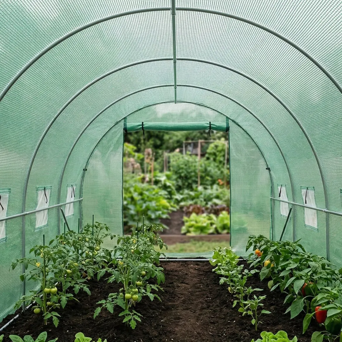 Folia na tunel ogrodowy do upraw, bez stelaża VANA, 6 x 3 m