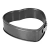 Forma do pieczenia, blacha z motywem serca, non-stick, 24 x 23 cm