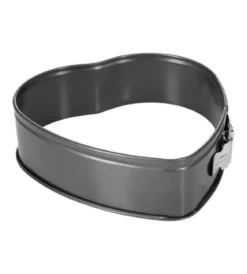 Forma do pieczenia, blacha z motywem serca, non-stick, 24 x 23 cm