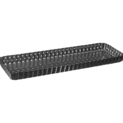 Forma do pieczenia ciast podłużna z dziurkami, 35 x 11 cm, metalowa