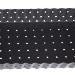 Forma do pieczenia ciast podłużna z dziurkami, 35 x 11 cm, metalowa