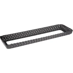 Forma do pieczenia ciast podłużna z dziurkami, 35 x 11 cm, metalowa
