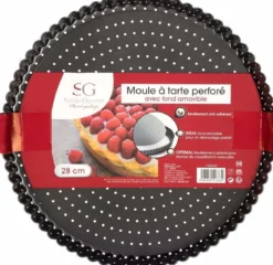 Forma do pieczenia tarty, quiche, Ø 28 cm, metalowa