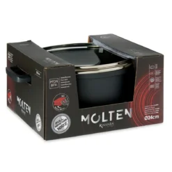 Garnek z nieprzywierającą powłoką MOLTEN z pokrywką, Ø 25 cm