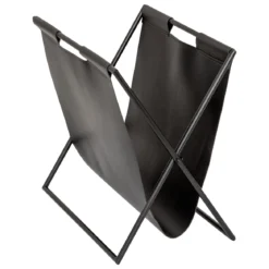 Gazetnik TWISTED LIME 37 x 22 x 35 cm z ekoskóry