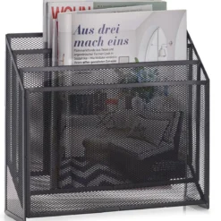 Gazetnik z metalu, stojak na gazety i czasopisma, organizer na prasę.