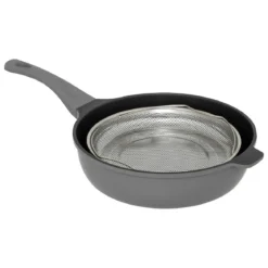 Głęboka patelnia do gotowania na parze HEALTHY, 4 elementy