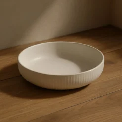 Głęboki talerz z kamionki, Ø 22 cm