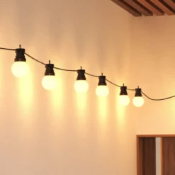 Girlanda solarna LED, SOA, 10 żarówek, 8 m