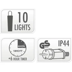 Girlanda świetlna 10 LED