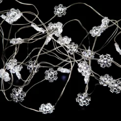 Girlanda świetlna śnieżynki, 60 LED
