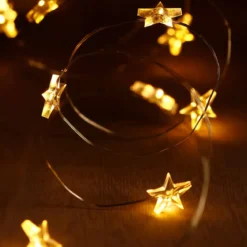 Girlanda świetlna śnieżynki, 20 LED