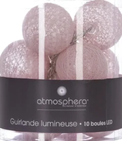 Girlanda świetlna, świecące LED kule, lampki, 10 szt