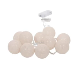 Girlanda świetlna, świecące LED kule, lampki, 10 szt