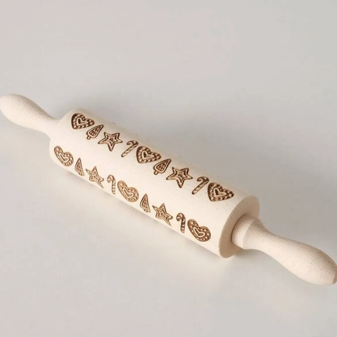 Grawerowany wałek świąteczny wzór BAKERY