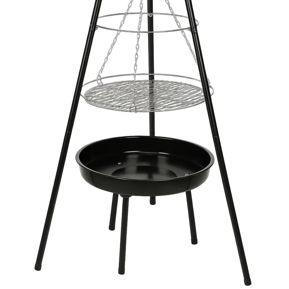 Grill ogrodowy trójnóg IGNIS z paleniskiem i rusztem, 151 cm