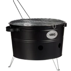 Grill z uchwytami na nóżkach BBQ, 42 x 35 x 21 cm