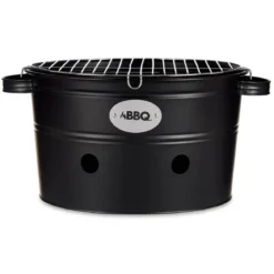 Grill z uchwytami na nóżkach BBQ, 42 x 35 x 21 cm