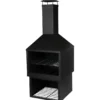 Grill z wysokim kominem, 118 cm