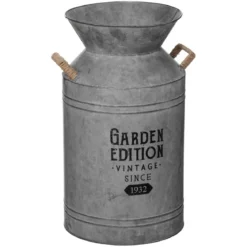 Kanka w stylu retro, metalowa, 48 cm