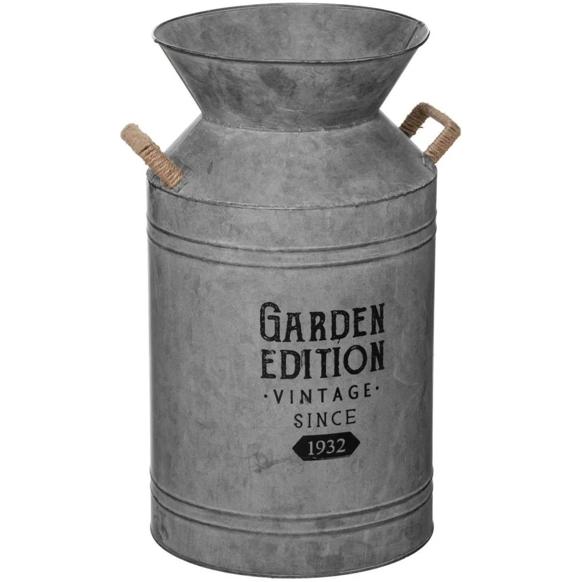 Kanka w stylu retro, metalowa, 48 cm