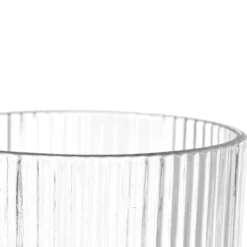 Kieliszek do wody w prążki, 370 ml, 6 sztuk