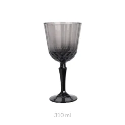 Kieliszek na wino z szarego szkła, 310 ml