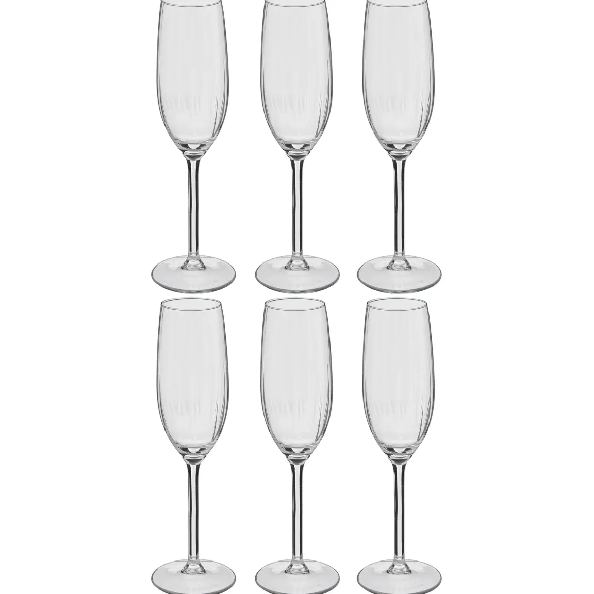 Kieliszki do szampana VOLTA, 6 sztuk x 210 ml
