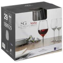 Kieliszki do wina VOLTA, 6 sztuk x 380 ml
