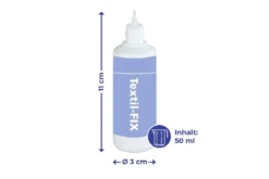 Klej naprawczy do tkanin, 2x 50 ml, WENKO