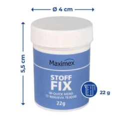 Klej w proszku do materiału, do szybkiej naprawy odzieży FABRIC-FIX, Maximex