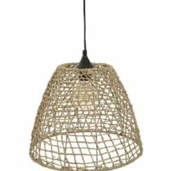 Klosz z trawy morskiej JADA, lampa stożkowa, Ø 35 cm