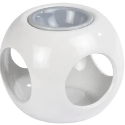 Kominek ceramiczny w formie kostki, wys. 6 cm
