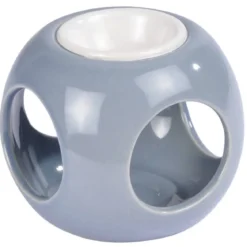 Kominek ceramiczny w formie kostki, wys. 6 cm