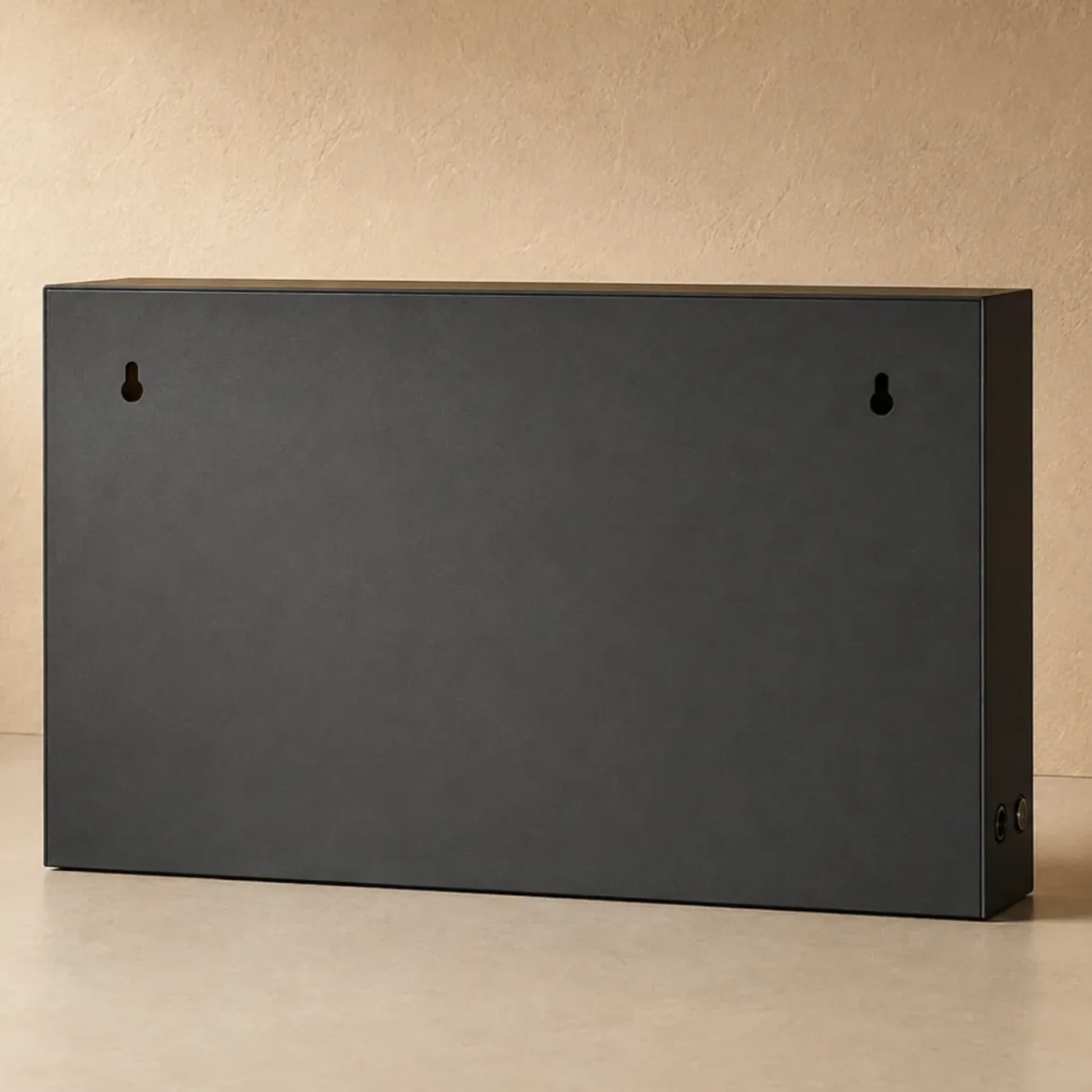 Kominek dekoracyjny LED, metalowy, 10 x 41 x 25 cm