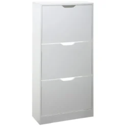 Komoda na buty drewniana, 60x24x118 cm