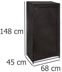 Komoda na buty drewniana, 60x24x118 cm