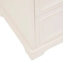 Komoda z 5 szufladami MOHEA, 45 x 39 x 113 cm, beżowa