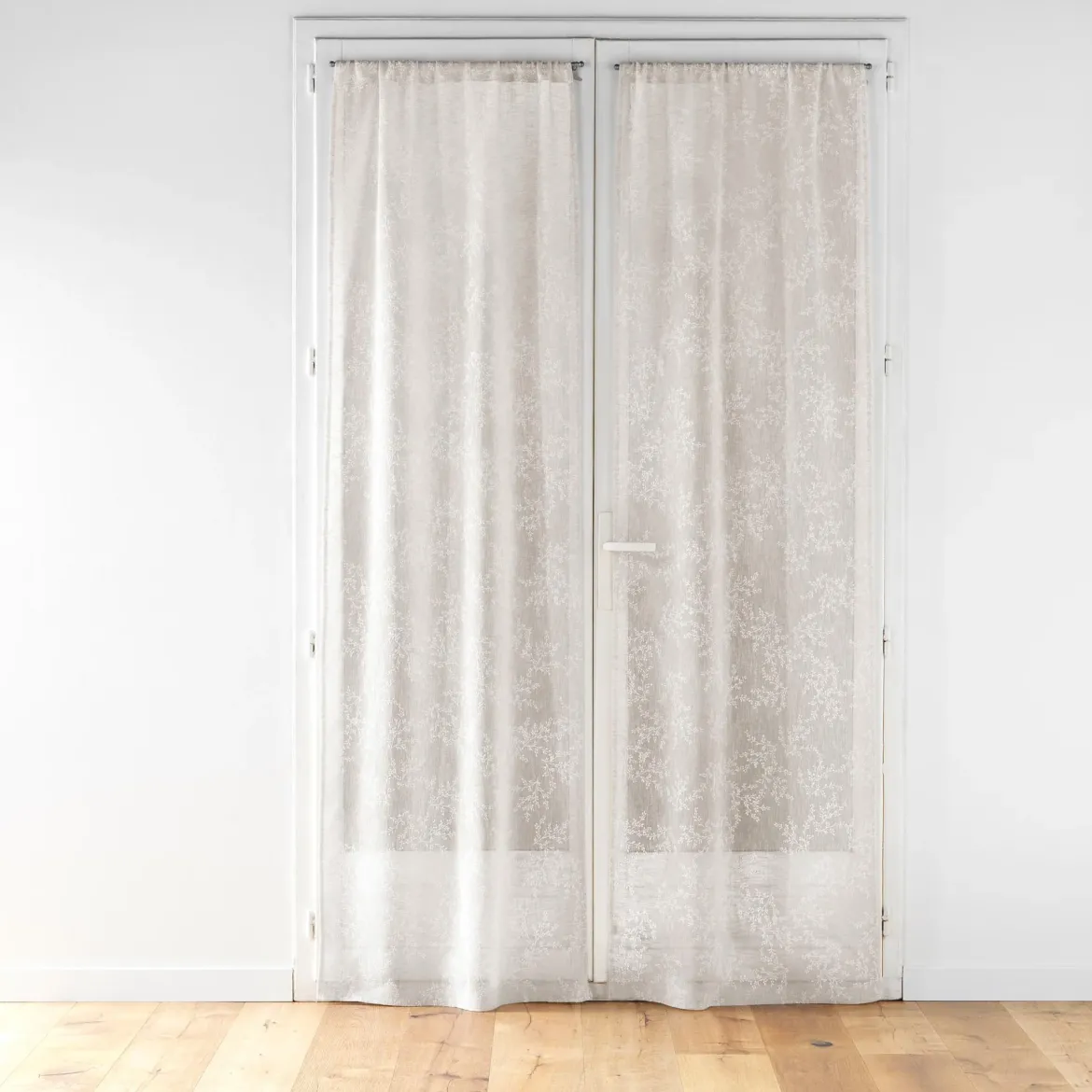 Komplet firan ze wzorem liści, KARLA, 70 x 240 cm