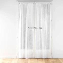 Komplet firan ze wzorem liści, KARLA, 70 x 240 cm