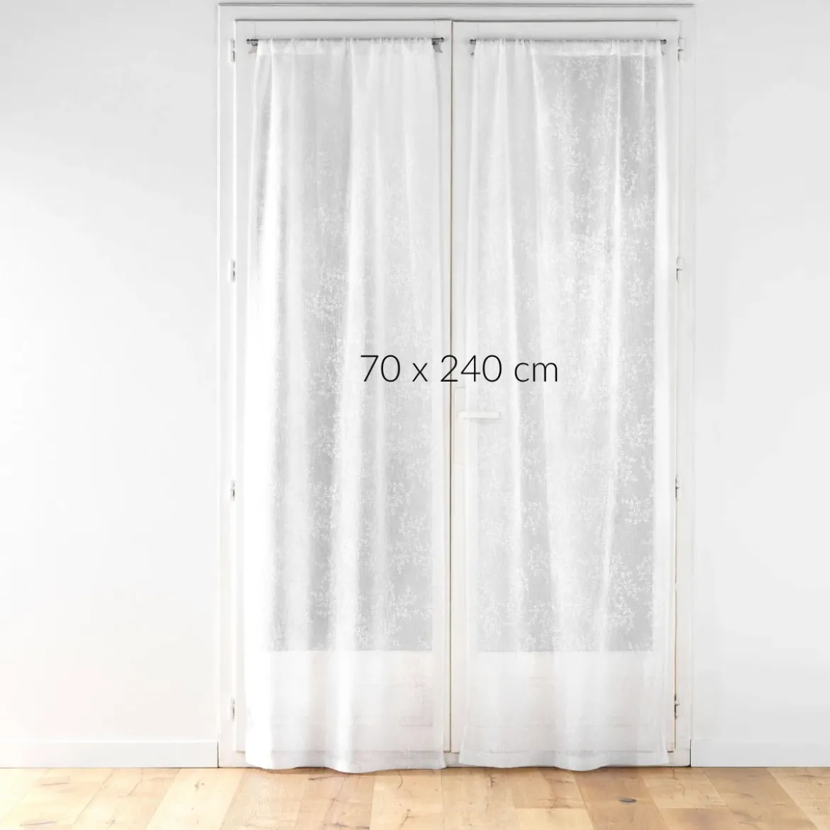 Komplet firan ze wzorem liści, KARLA, 70 x 240 cm