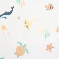 Komplet pościeli z nadrukiem SEA,140 x 200 cm