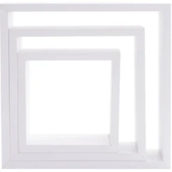 Komplet trzech półek dekoracyjnych ściennych CUBE