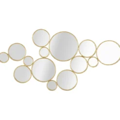 Kompozycja luster w złotej ramie, 100 x 51,5 cm