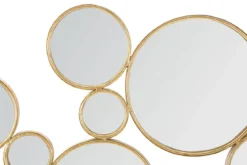 Kompozycja luster w złotej ramie, 100 x 51,5 cm