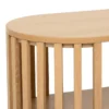 Konsola z półką, lamele, SLAT, 100 cm
