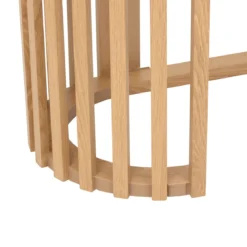Konsola z półką, lamele, SLAT, 100 cm