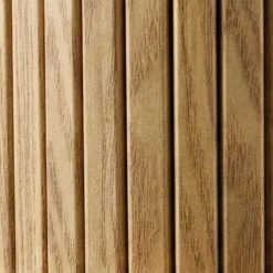 Konsola z rozsuwanymi drzwiami SCAVA, ryflowana, 100 x 35 x 80,5 cm