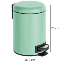 Kosz łazienkowy LEMAN MATT, pojemnik na śmieci, 3 l, WENKO
